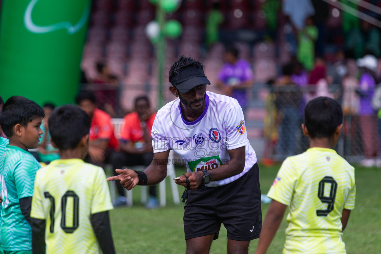 Day 2 of MILO Kids Football Fiesta was held at National Stadium in Male', Maldives on Saturday, 24th February 2024.