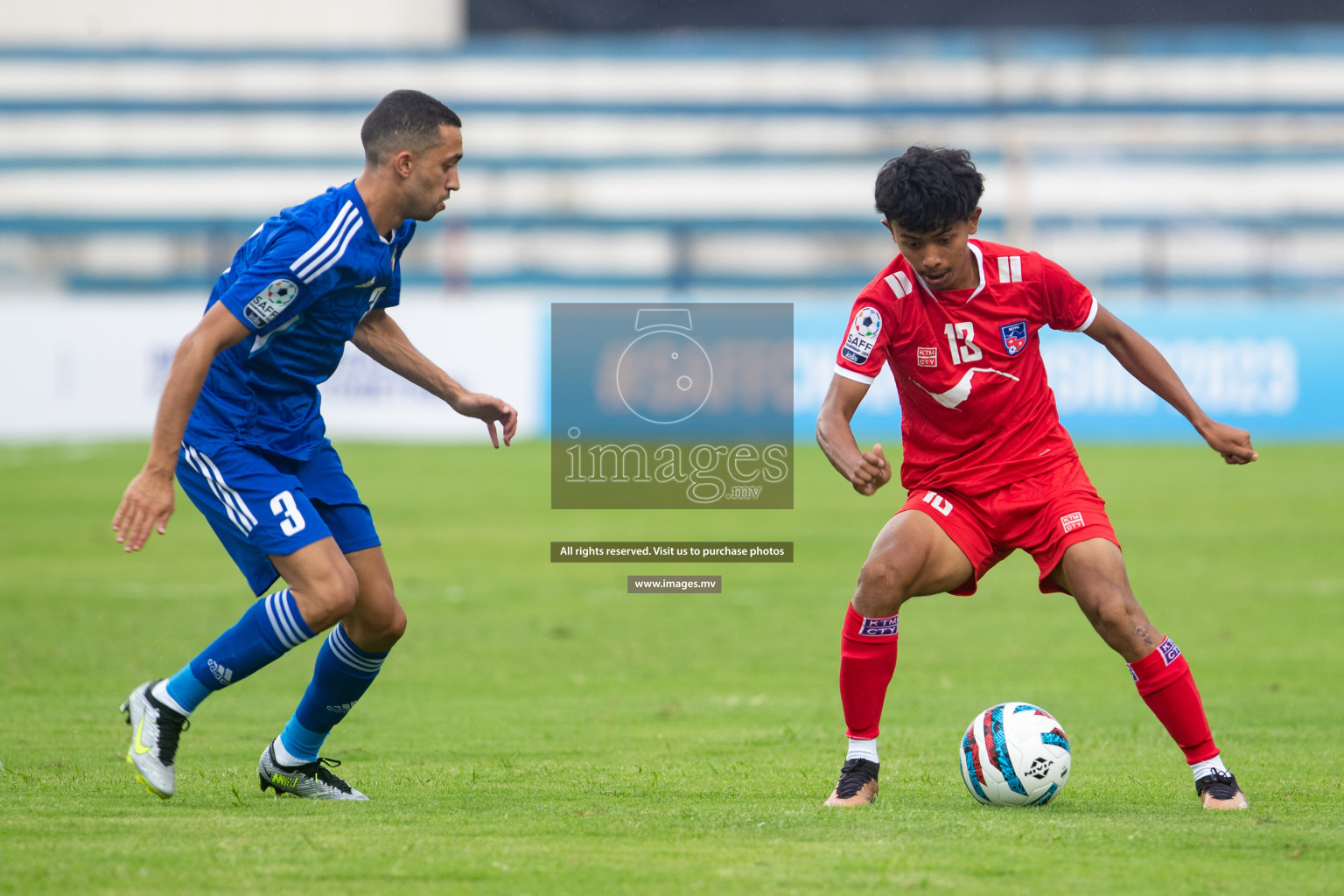 Kuwait vs Nepal in the opening match of SAFF Championship 2023 held in Sree Kanteerava Stadium, Bengaluru, India, on Wednesday, 21st June 2023. Photos: Nausham Waheed / images.mv