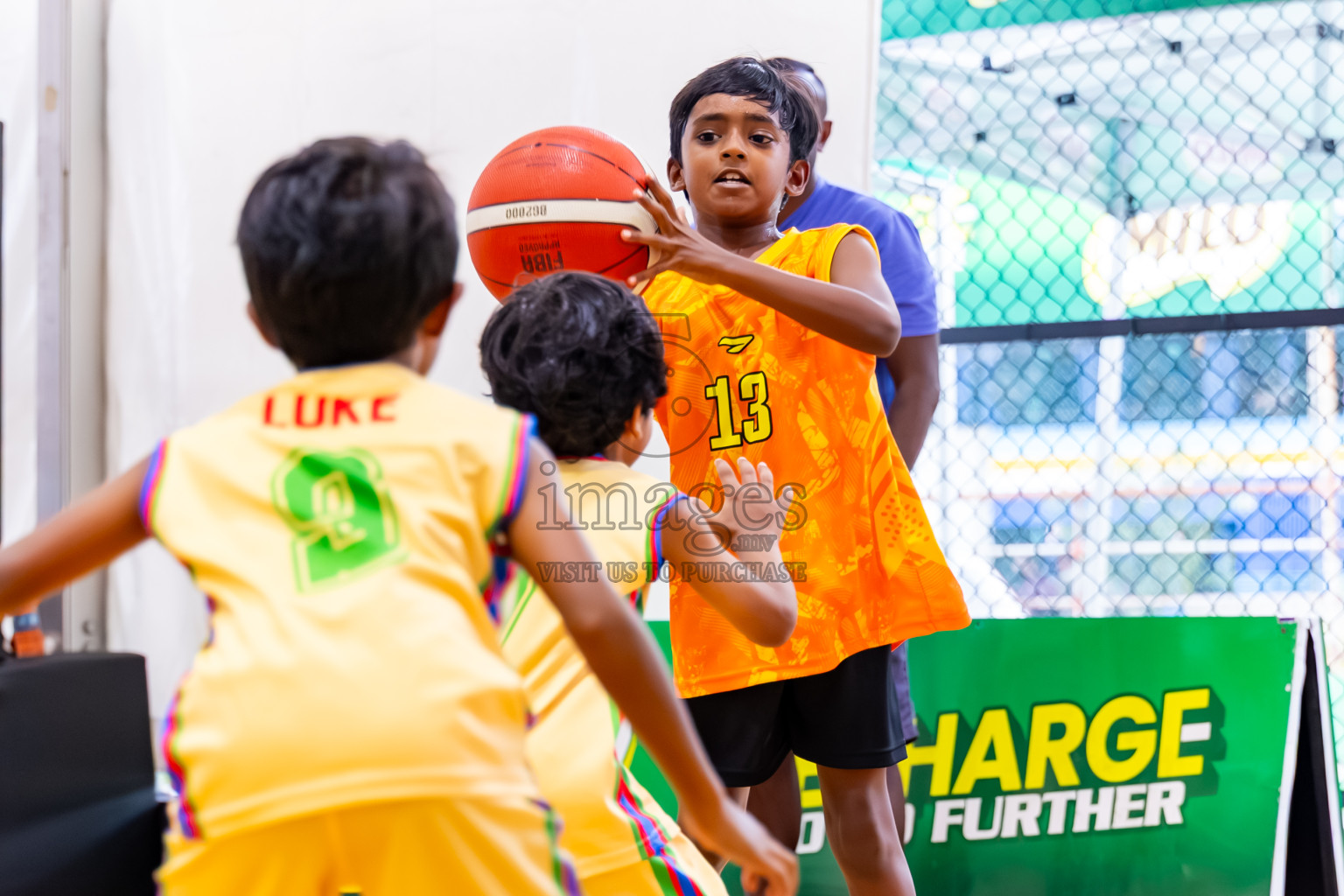 Day 3 of Milo 5 x 5 Junior Challenge 2025 - Basketball tournament held in Basketball Training Center, Male', Maldives on Saturday, 11th October 2025. Photos by: Nausham Waheed, Hassan Simah / Images.mv