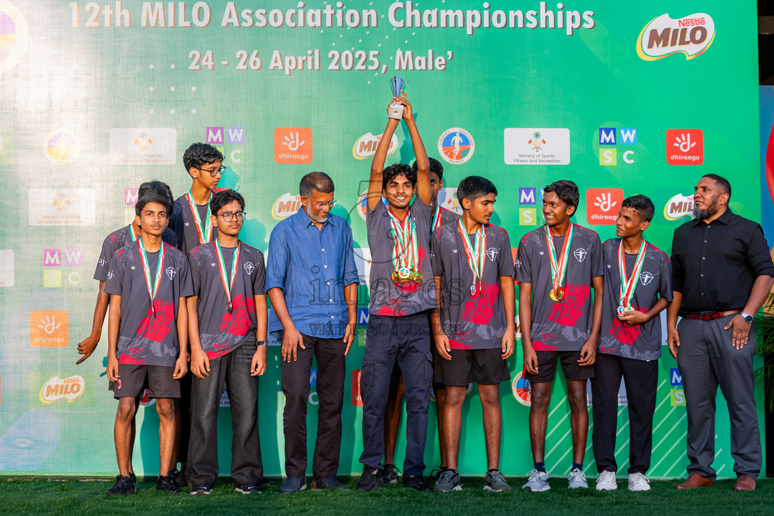 Day 3 of 12th Milo Association Championships was held in Ekuveni Track at Male', Maldives on Saturday, 26th April 2025. Photos: Nausham Waheed / images.mv