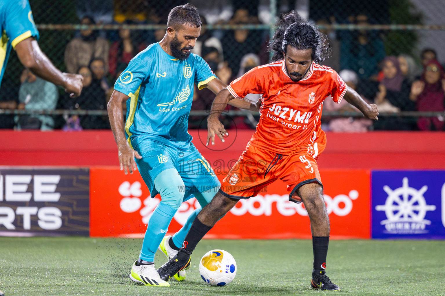 L Maavah VS L Gan in Day 8 of Golden Futsal Challenge 2025 was held on Sunday, 12th January 2025, in Hulhumale', Maldives
Photos: Ismail Thoriq / images.mv