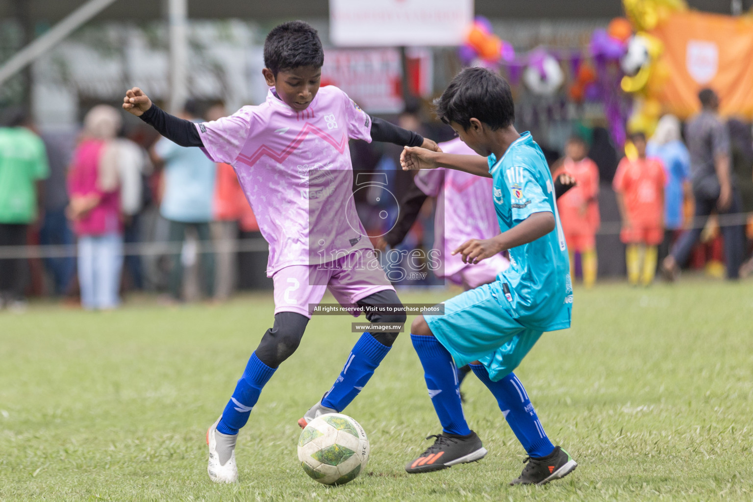 Day 1 of Nestle kids football fiesta, held in Henveyru Football Stadium, Male', Maldives on Wednesday, 11th October 2023 Photos: Shut Abdul Sattar/ Images.mv