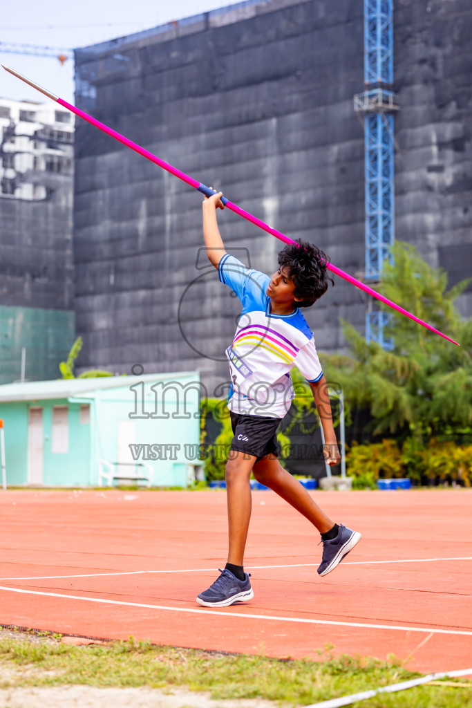 Day 5 of MWSC Interschool Athletics Championships 2024 held in Hulhumale Running Track, Hulhumale, Maldives on Wednesday, 13th November 2024. Photos by: Nausham Waheed / Images.mv