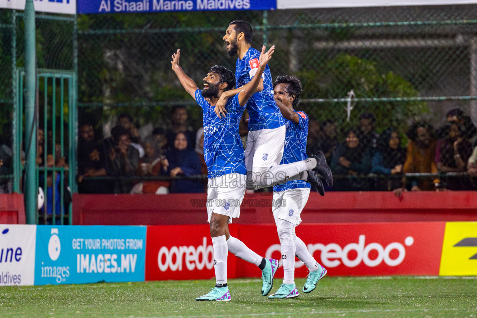 HA Utheemu vs HDh Naivaadhoo on Day 33 of Golden Futsal Challenge 2024, held on Sunday, 18th February 2024, in Hulhumale', Maldives Photos: Mohamed Mahfooz Moosa / images.mv