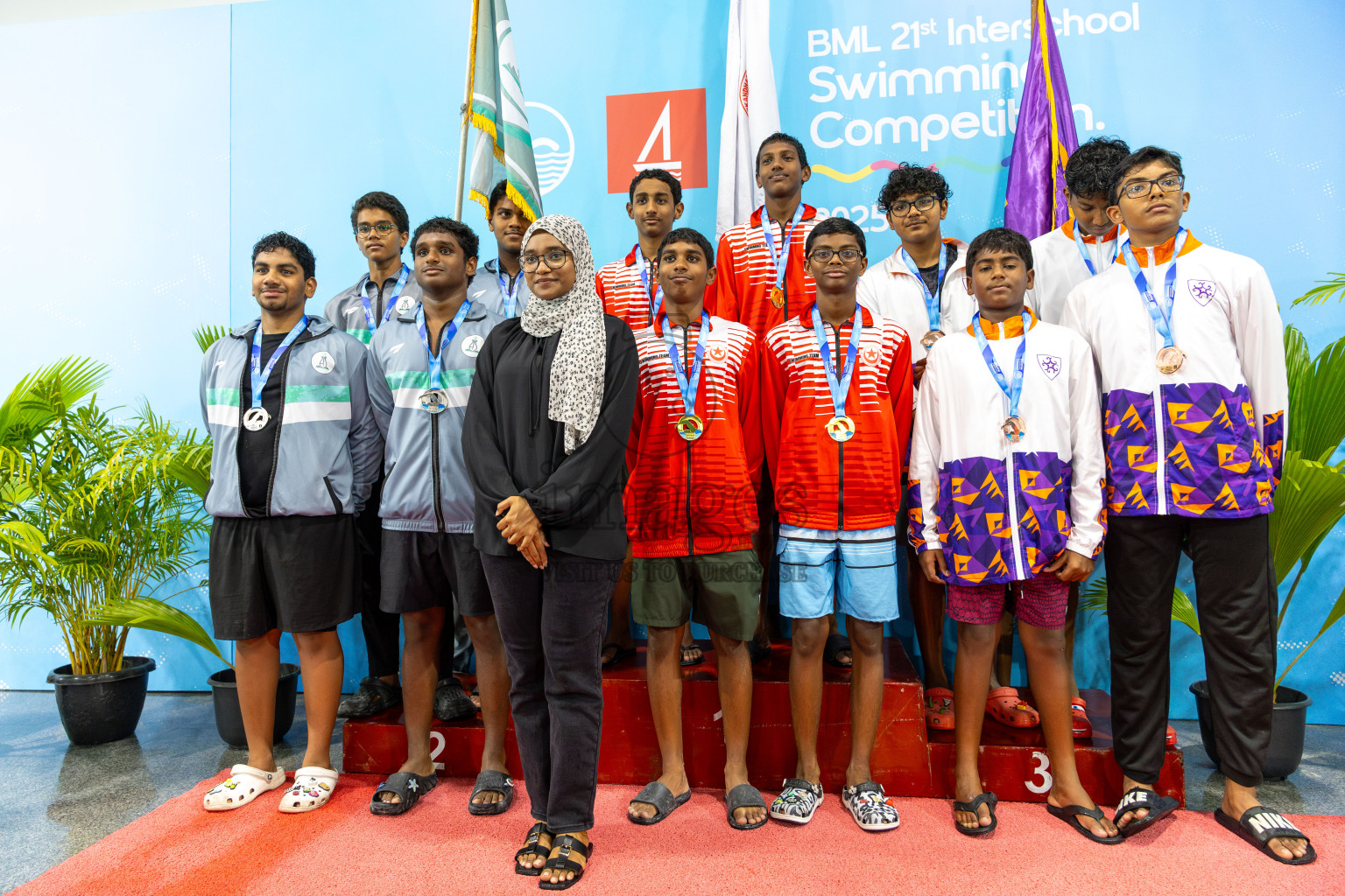 Day 5 of BML 21st Interschool Swimming Competition 2025 was held in Hulhumale' Swimming Pool, Hulhumale', Maldives on Wednesday, 15th October 2025.
Photos: Ismail Thoriq, Hassan Simah / images.mv