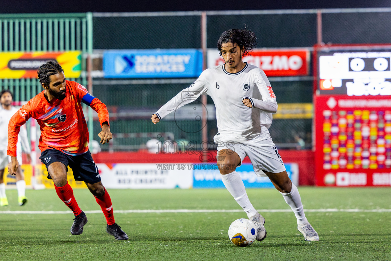 SH Kanditheemu vs R Dhuvaafaru in Zone round Day 27 of Golden Futsal Challenge 2025 was held on Friday , 31st January 2025, in Hulhumale', Maldives. Photos: Nausham Waheed / images.mv