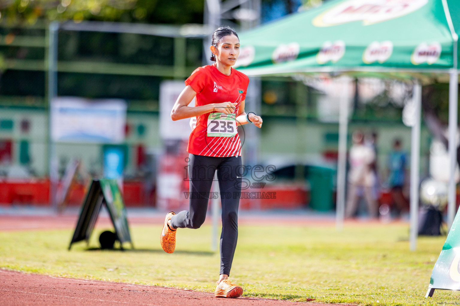 Day 2 of 12th Milo Association Championships was held in Ekuveni Track at Male', Maldives on Friday, 25th April 2025. 
Photos: Hassan Simah / images.mv