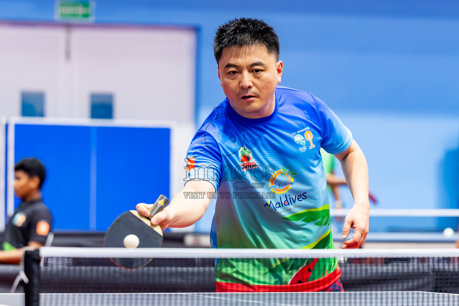 Day 1 of 1st Thoddoo Masters Table Tennis Tournament was held on Thursday, 21st August 2025 in AA Thoddoo, Maldives. Photos: Nausham Waheed / images.mv