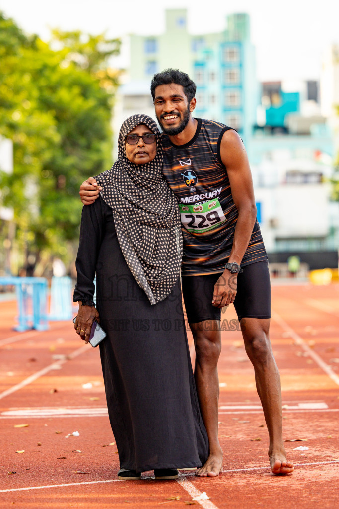 Day 2 of 12th Milo Association Championships was held in Ekuveni Track at Male', Maldives on Friday, 25th April 2025. Photos: Hassan Simah / images.mv