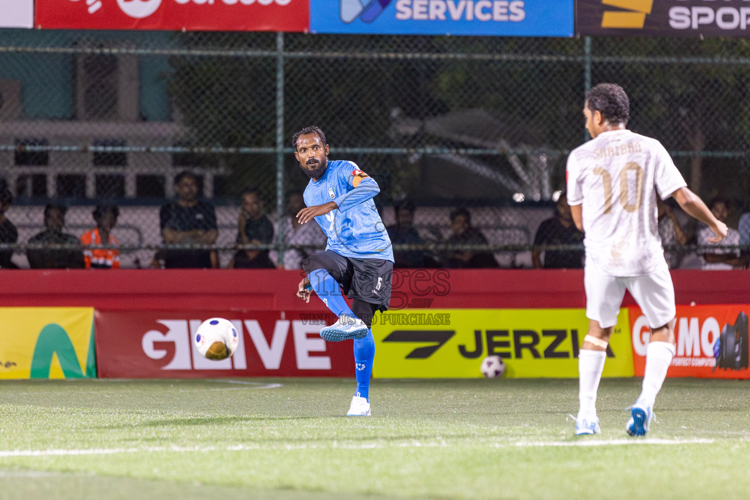 HDh Hanimaadhoo vs HDh Makunudhoo in Day 5 of Golden Futsal Challenge 2025 on Thursday, 9th January 2025, in Hulhumale', Maldives 
Photos: Hassan Simah / images.mv