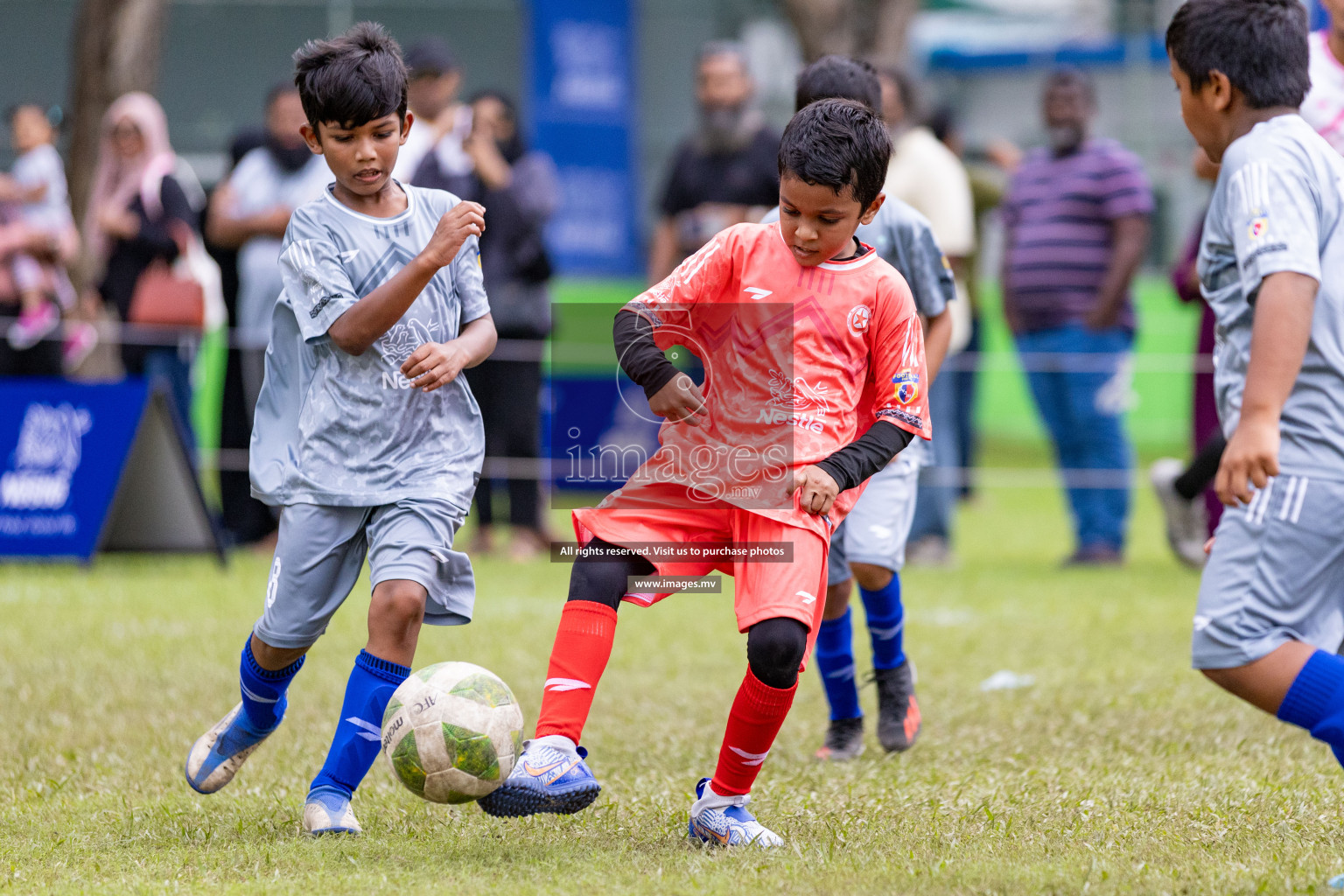 Day 1 of Milo kids football fiesta, held in Henveyru Football Stadium, Male', Maldives on Wednesday, 11th October 2023 Photos: Nausham Waheed/ Images.mv