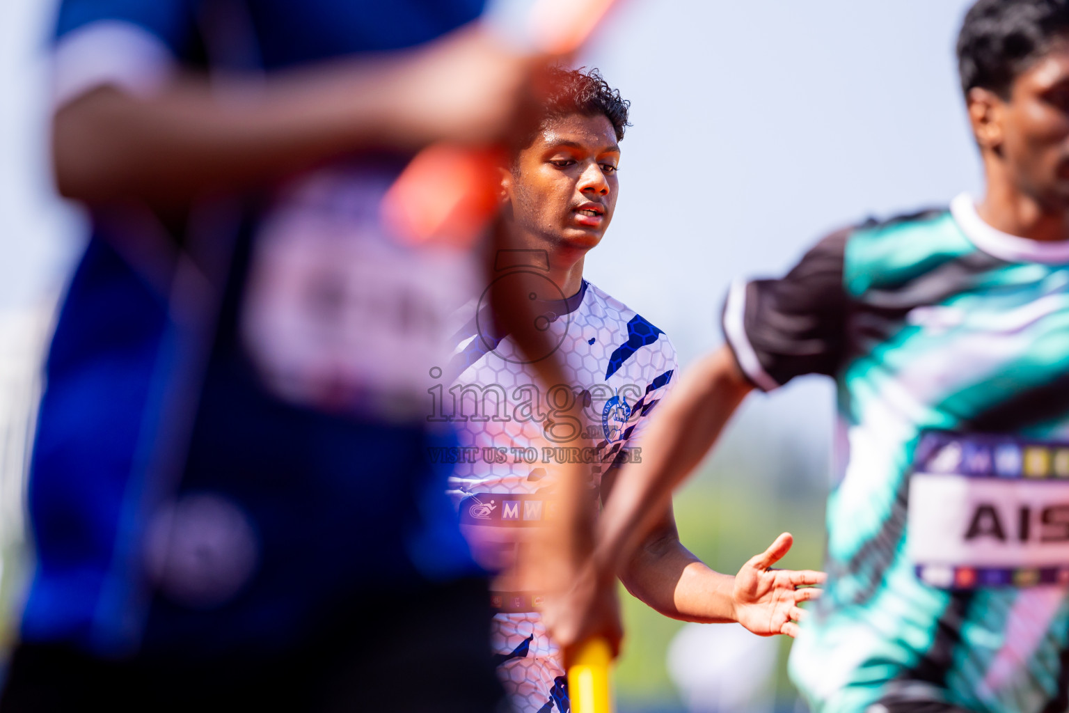 Day 6 of MWSC Interschool Athletics Championships 2024 held in Hulhumale Running Track, Hulhumale, Maldives on Thursday, 14th November 2024. Photos by: Nausham Waheed / Images.mv