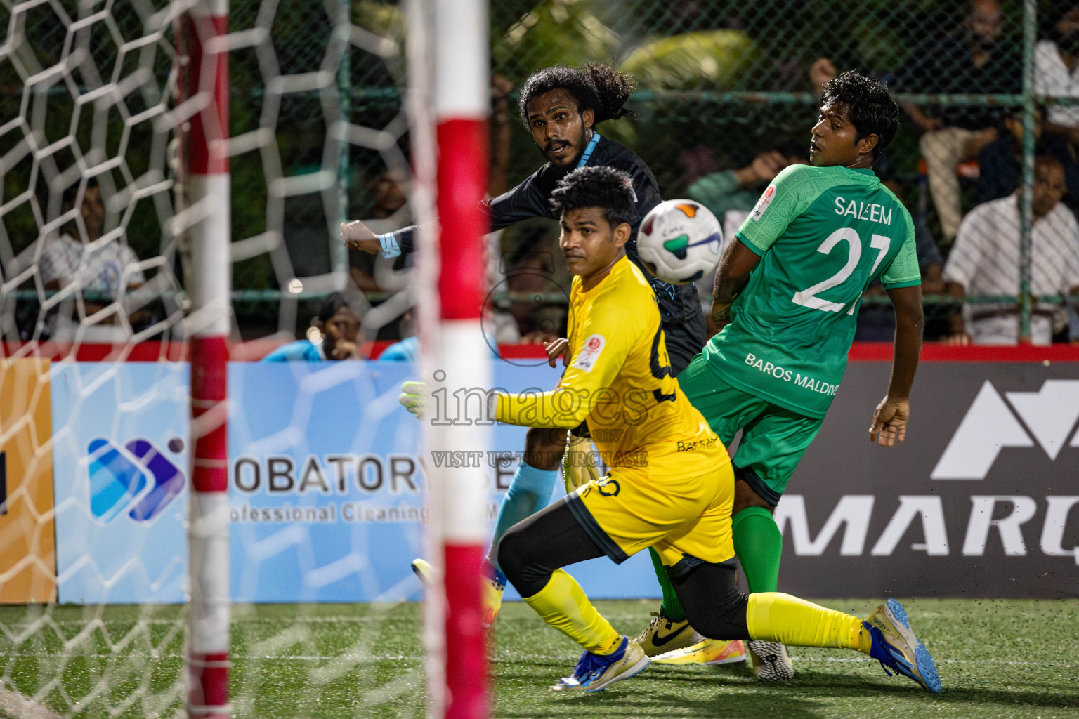 CLUB TTS vs Baros Maldives in Club Maldives Cup 2024 held in Rehendi Futsal Ground, Hulhumale', Maldives on Monday, 23rd September 2024. 
Photos: Hassan Simah / images.mv