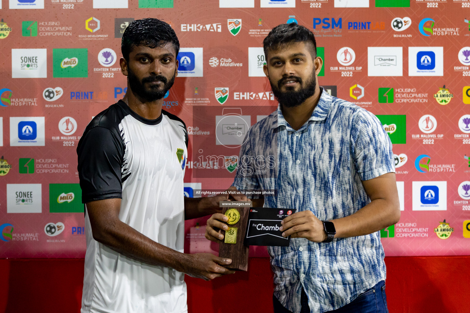 DSC vs Club TTS in Club Maldives Cup 2022 was held in Hulhumale', Maldives on Sunday, 16th October 2022. Photos: Mohamed Mahfooz Moosa / images.mv