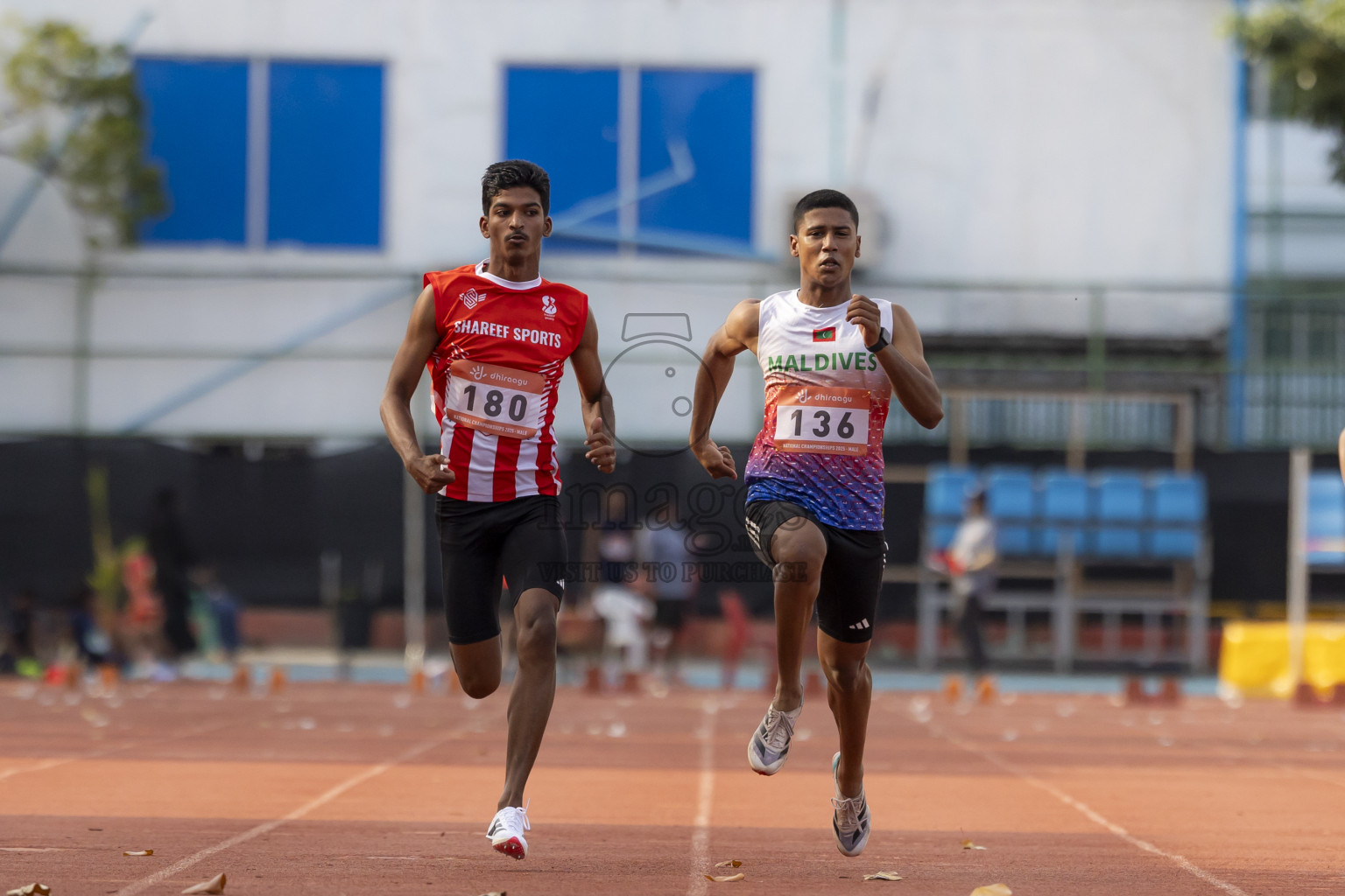 Day 1 of National Athletics Championship 2025 was held at Ekuveni Running Ground in Male', Maldives on Thursday, 14th August 2025. Photos: Hasni / images.mv
