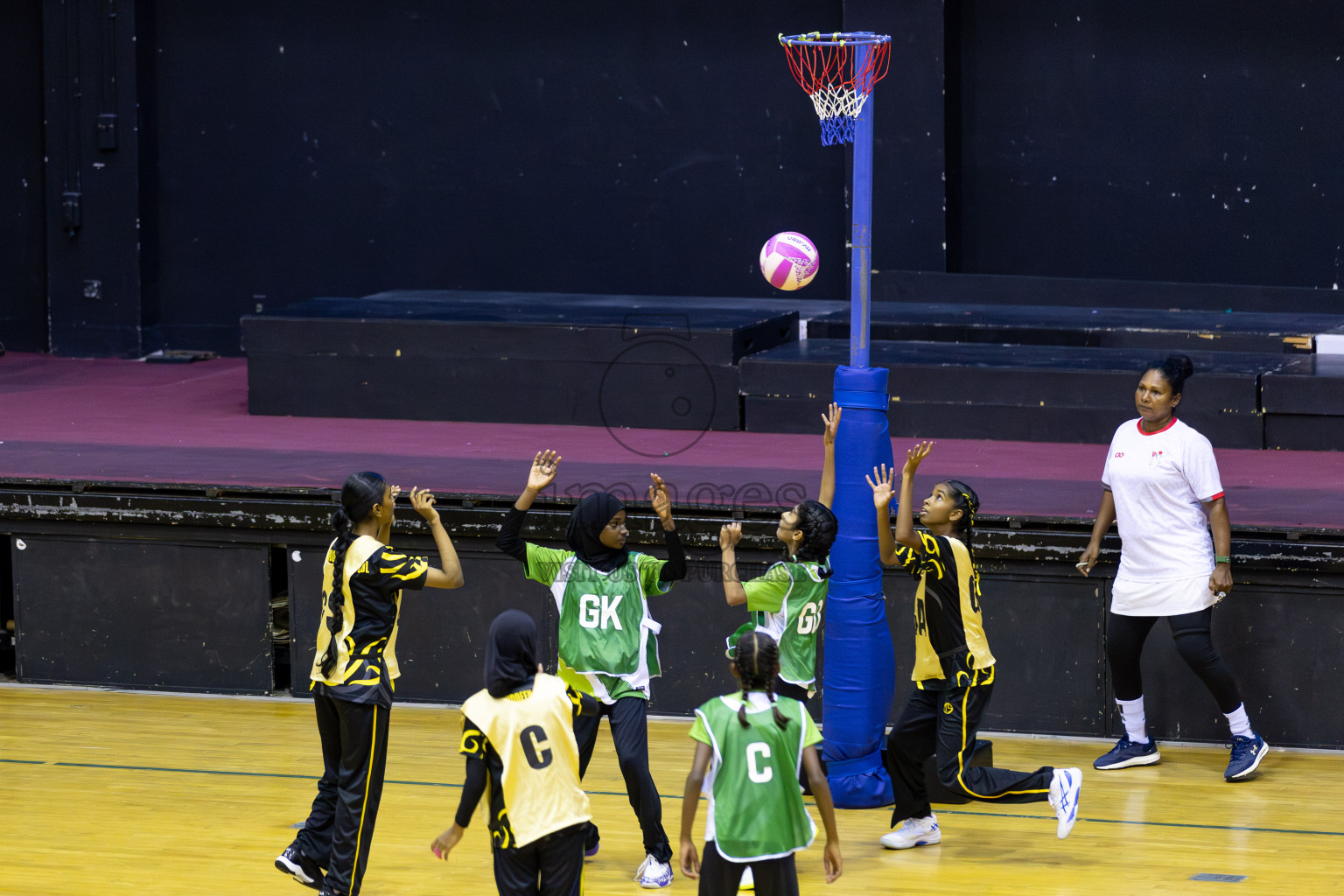 Day 1 of Inter-School Netball Tournament 2025 was held in Social Center Indoor Hall on Saturday, 18th October 2025. Photos: Areef Adam / images.mv