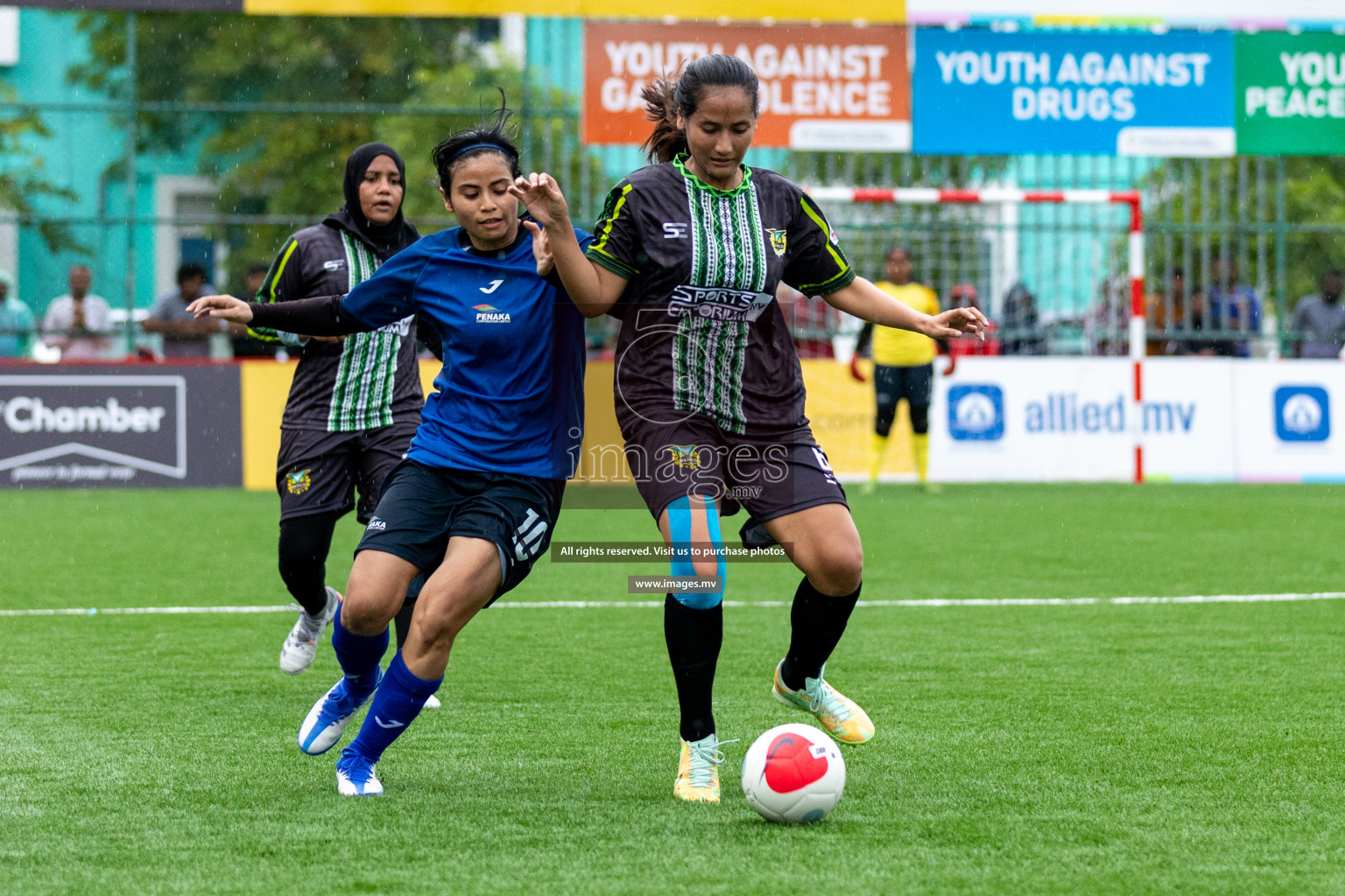 WAMCO vs Team Fenaka in Eighteen Thirty Women's Futsal Fiesta 2022 was held in Hulhumale', Maldives on Friday, 14th October 2022. Photos: Hassan Simah / images.mv