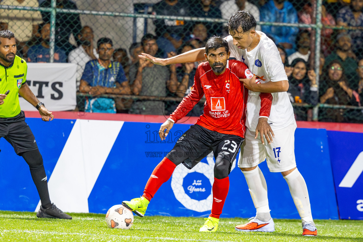 BML vs Club TTS in Day 9 of Club Maldives Cup 2025 was held in Rehendhi Futsal Ground, Hulhumale', Maldives on Thursday, 9th October 2025. Photos: Ismail Thoriq / images.mv