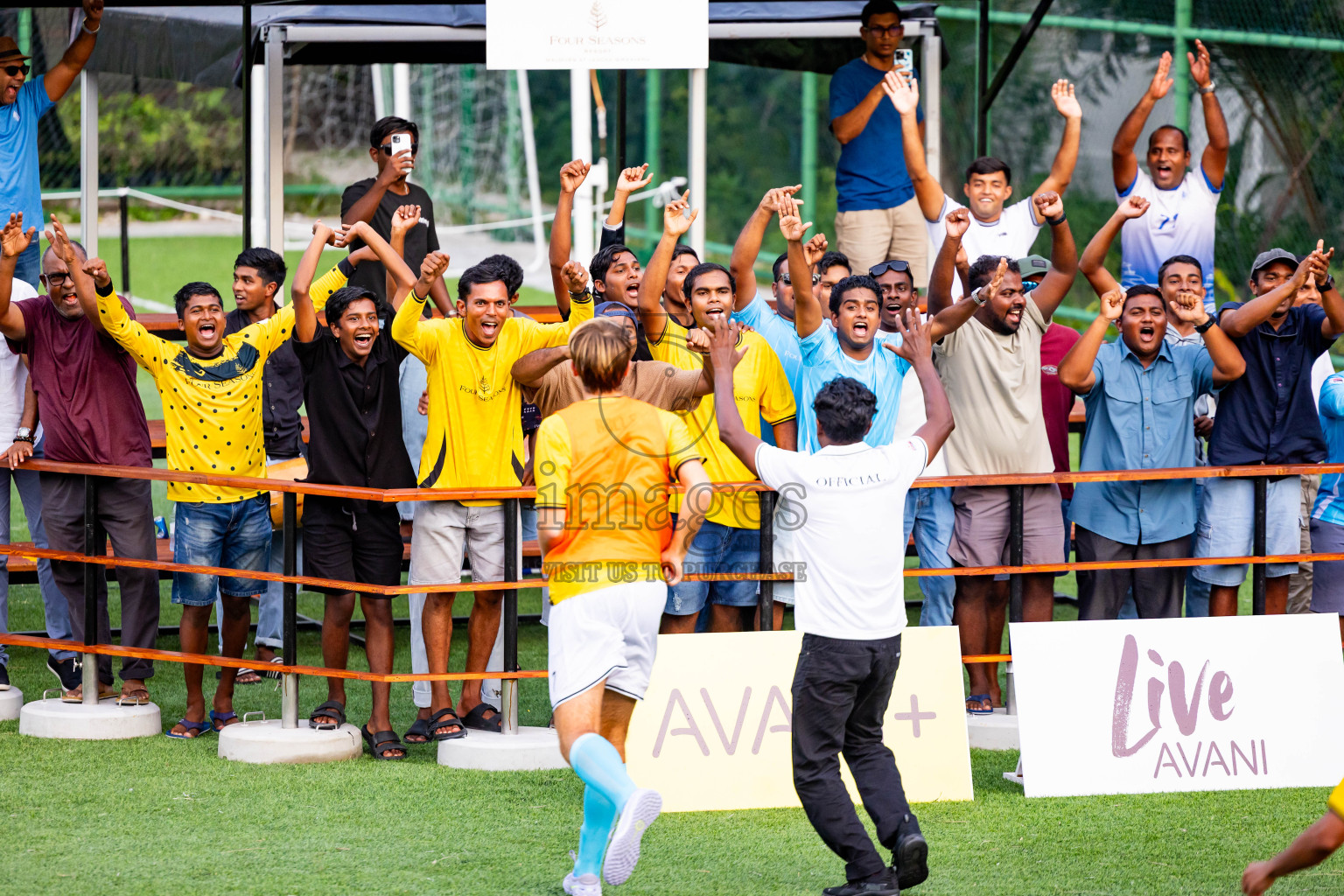 Avani vs Four Seasons in Day 4 of Resort League 2025 (Baa Zone) was held on Sunday, 13th July 2025 in Avani+ Fares Maldives Resort, Baa Atoll, Maldives. Photos: Nausham Waheed / images.mv