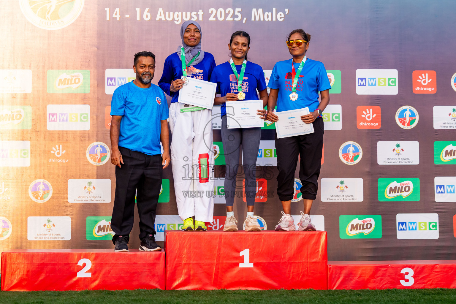 Day 2 of National Athletics Championship 2025 was held at Ekuveni Running Ground in Male', Maldives on Friday, 15th August 2025. Photos: Nausham Waheed  / images.mv