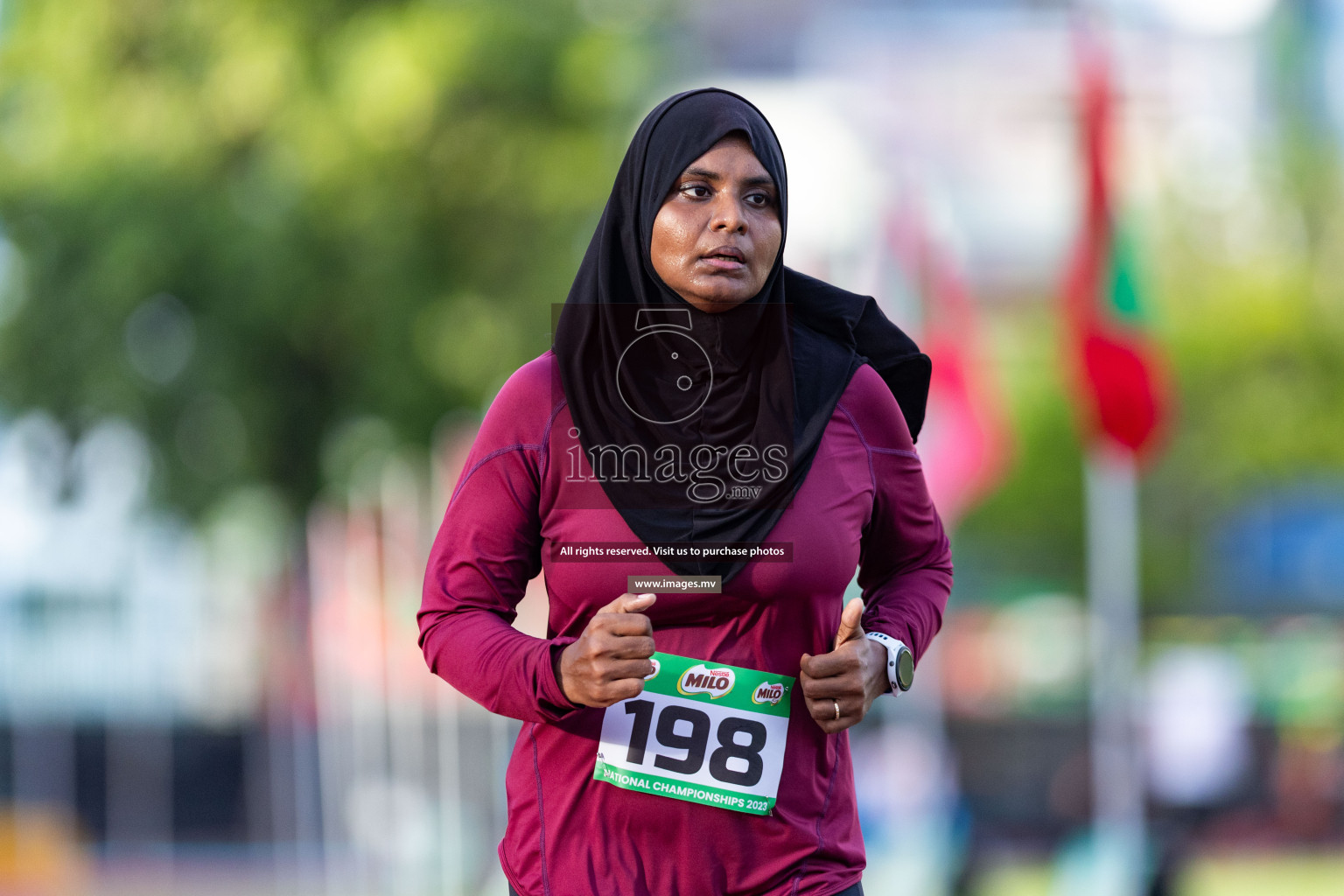 Day 1 of National Athletics Championship 2023 was held in Ekuveni Track at Male', Maldives on Thursday 23rd November 2023. Photos: Nausham Waheed / images.mv