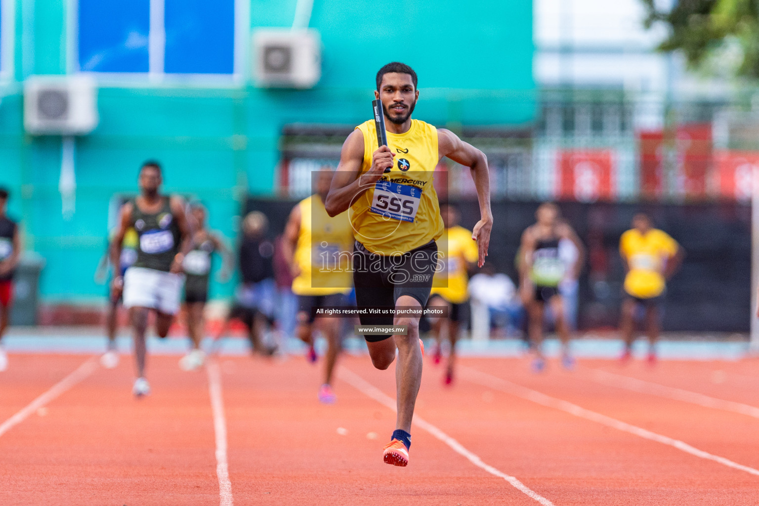 Day 3 of National Athletics Championship 2023 was held in Ekuveni Track at Male', Maldives on Saturday, 25th November 2023. Photos: Nausham Waheed / images.mv