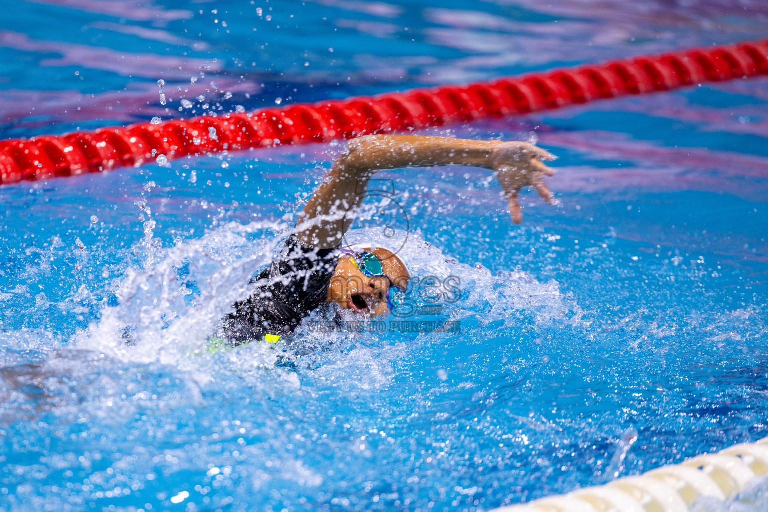 Day 2 of BML 21st Interschool Swimming Competition 2025 was held in Hulhumale' Swimming Pool, Hulhumale', Maldives on Sunday, 12th October 2025. Photos: Ismail Thoriq / images.mv