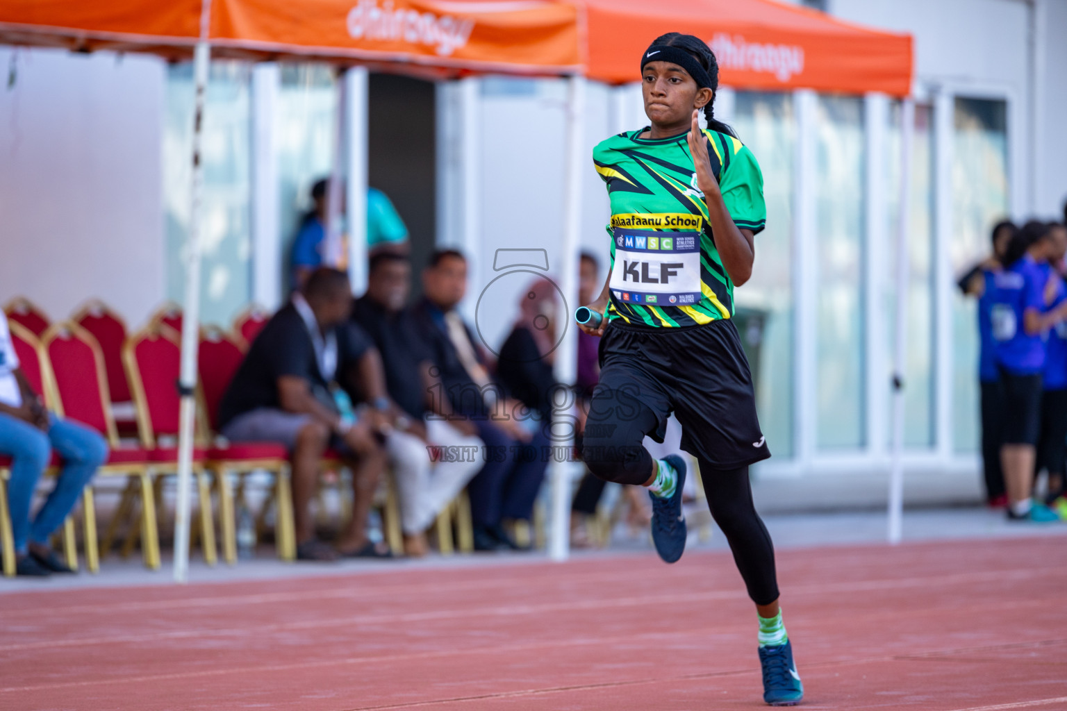 Day 5 of MWSC Interschool Athletics Championships 2024 held in Hulhumale Running Track, Hulhumale, Maldives on Wednesday, 13th November 2024. Photos by: Ismail Thoriq / Images.mv