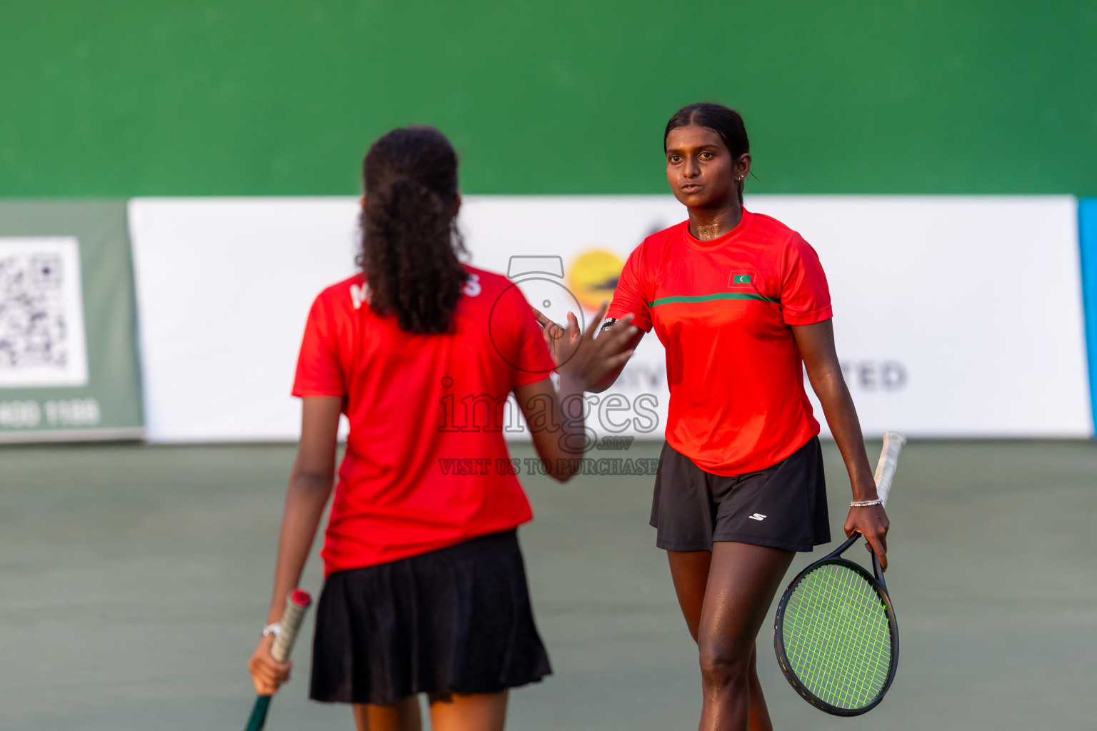 Day 4 of ATF Maldives Junior Open Tennis was held in Male' Tennis Court, Male', Maldives on Thursday, 12th December 2024. Photos: Nausham Waheed/ images.mv