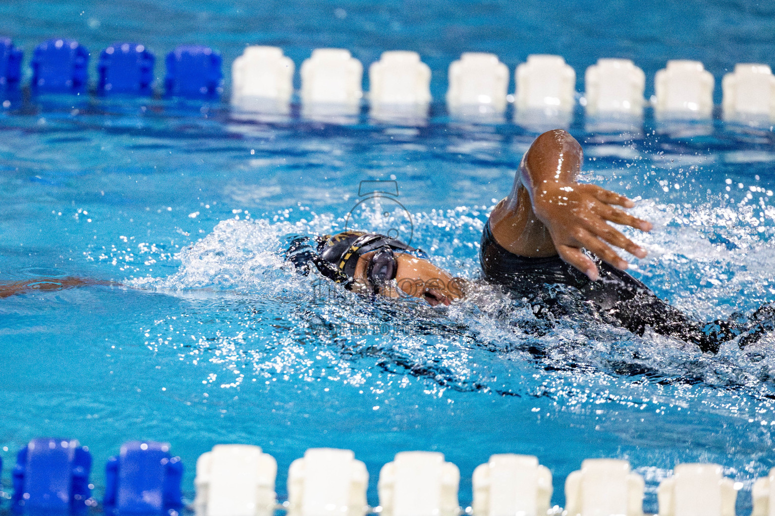 Day 5 of National Swimming Competition 2024 held in Hulhumale', Maldives on Tuesday, 17th December 2024. Photos: Hassan Simah / images.mv