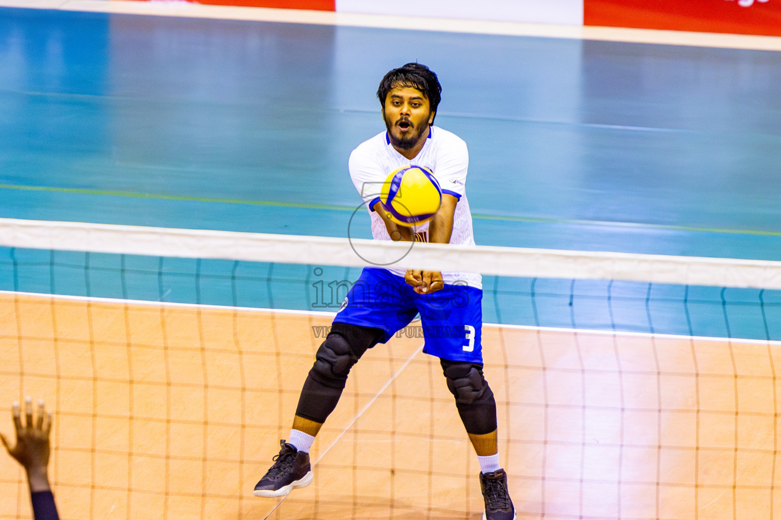 Sports Club City vs Dhivehi Sifainge Club in Semi Final of MILO VAM Cup 2024 Men's Division was held in Social Center Indoor Hall on Friday, 1st September 2024. Photos: Nausham Waheed / images.mv