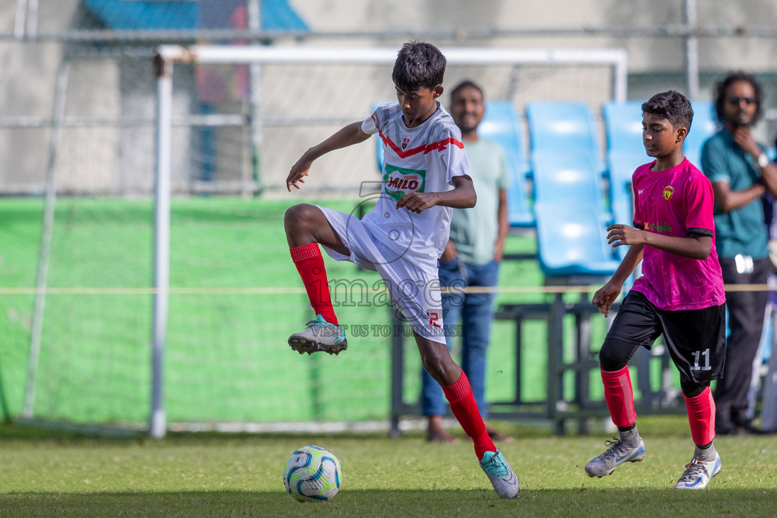 Dhivehi Youth League 2024 - Day 1. Matches held at Henveiru Stadium on 21st November 2024 , Thursday. Photos: Shuu Abdul Sattar/ Images.mv