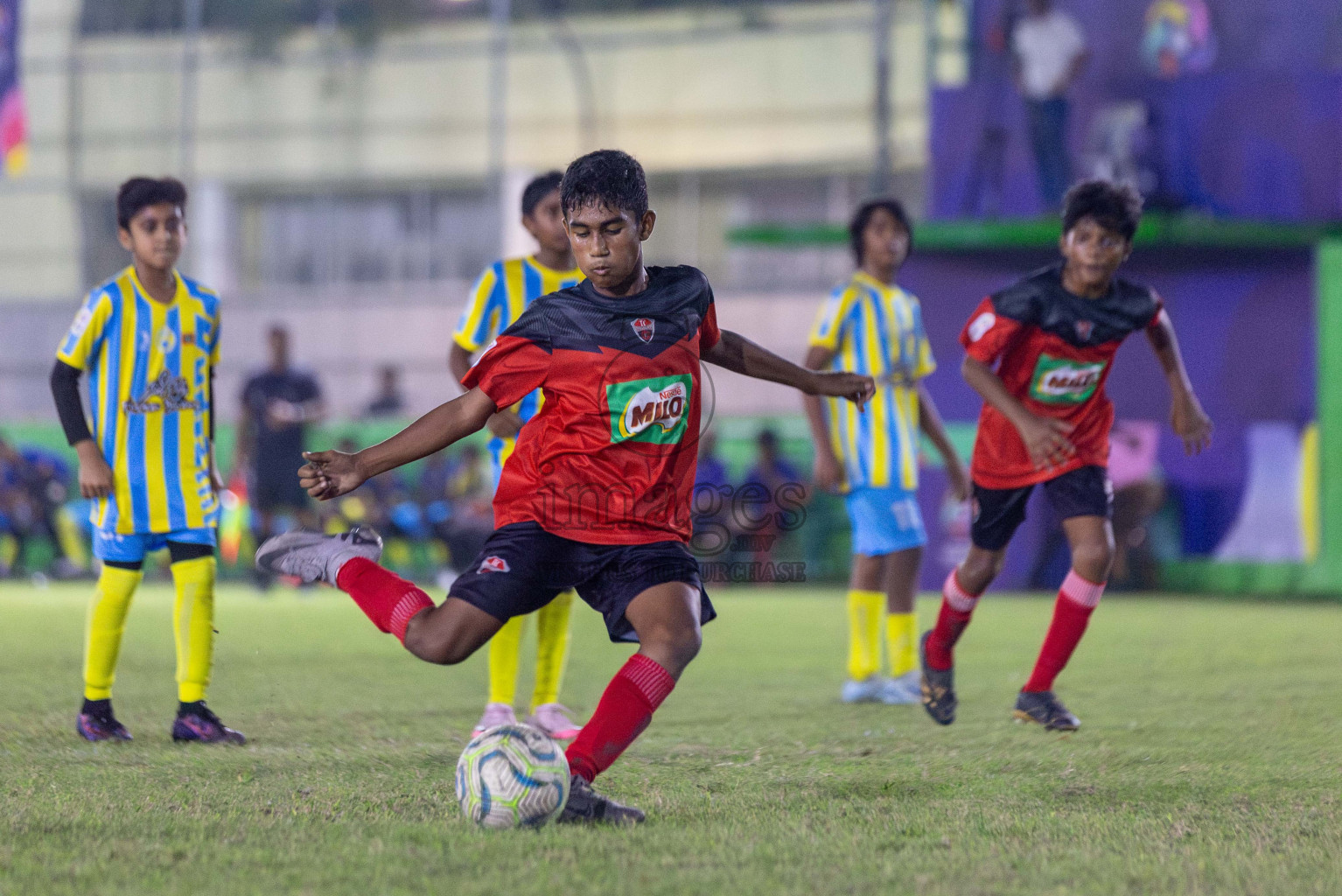 TC vs Valencia  (U12) in Day 5 of Dhivehi Youth League 2024 held at Henveiru Stadium on Friday 29th November 2024. Photos: Shuu Abdul Sattar/ Images.mv