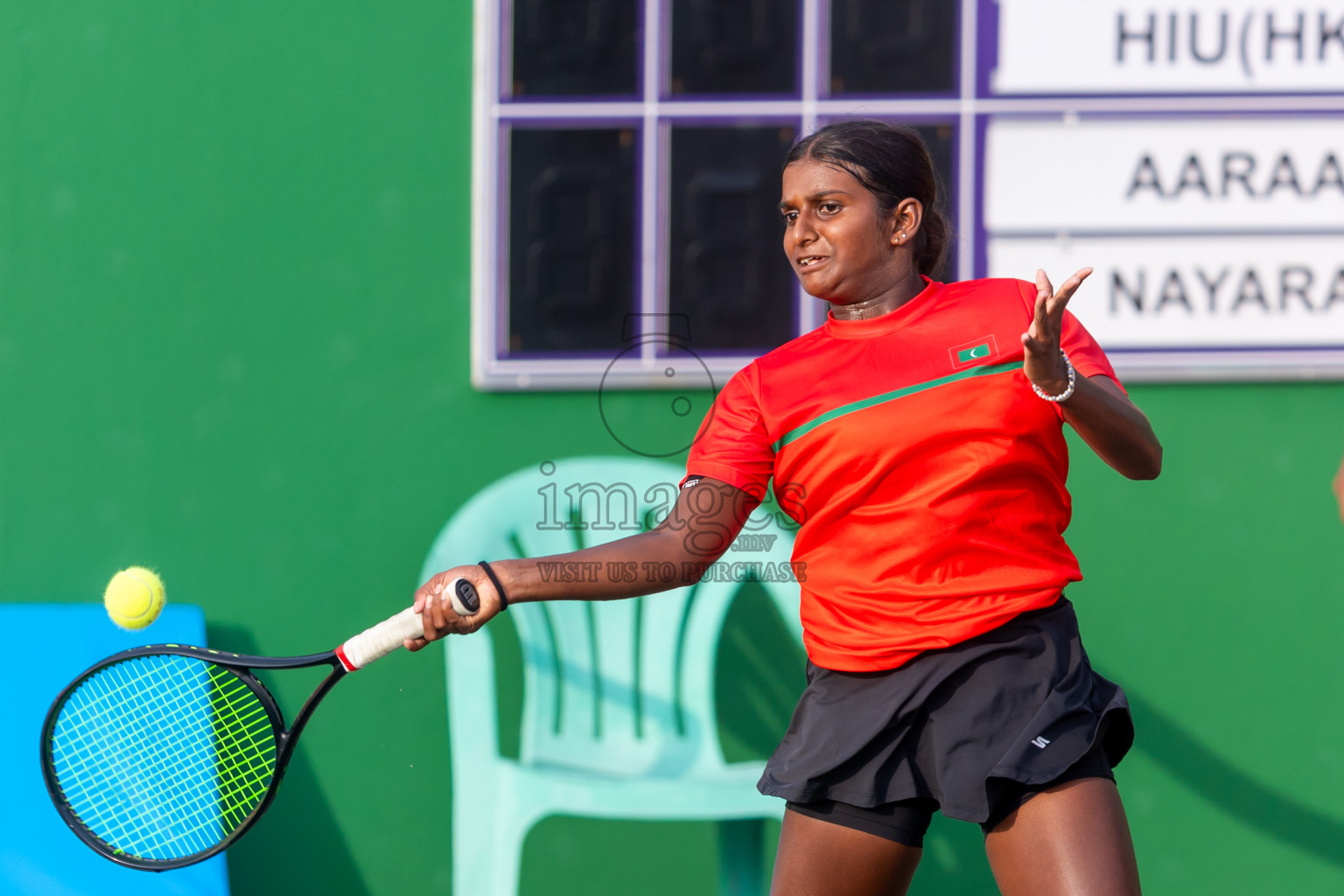 Day 4 of ATF Maldives Junior Open Tennis was held in Male' Tennis Court, Male', Maldives on Thursday, 12th December 2024. Photos: Nausham Waheed/ images.mv