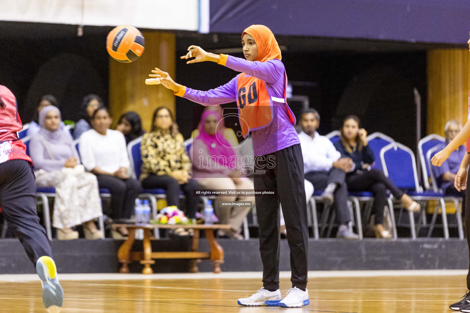 Final of 24th Interschool Netball Tournament 2023 was held in Social Center, Male', Maldives on 7th November 2023. Photos: Nausham Waheed / images.mv