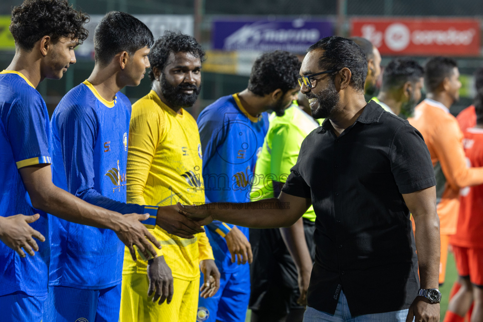 HA Filladhoo vs HA Baarah in Day 13 of Golden Futsal Challenge 2025 was held on Friday, 17th January 2025, in Hulhumale', Maldives 
Photos: Hassan Simah / images.mv