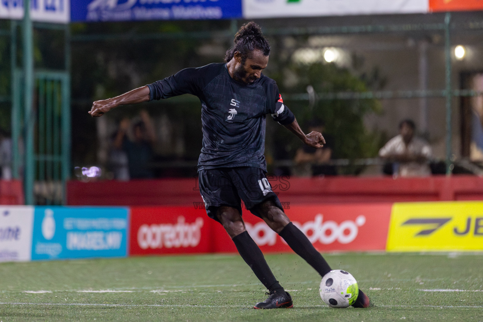 ADh Fenfushi vs ADh Dhangethi in Day 3 of Golden Futsal Challenge 2024 was held on Thursday, 18th January 2024, in Hulhumale', Maldives Photos: Mohamed Mahfooz Moosa / images.mv