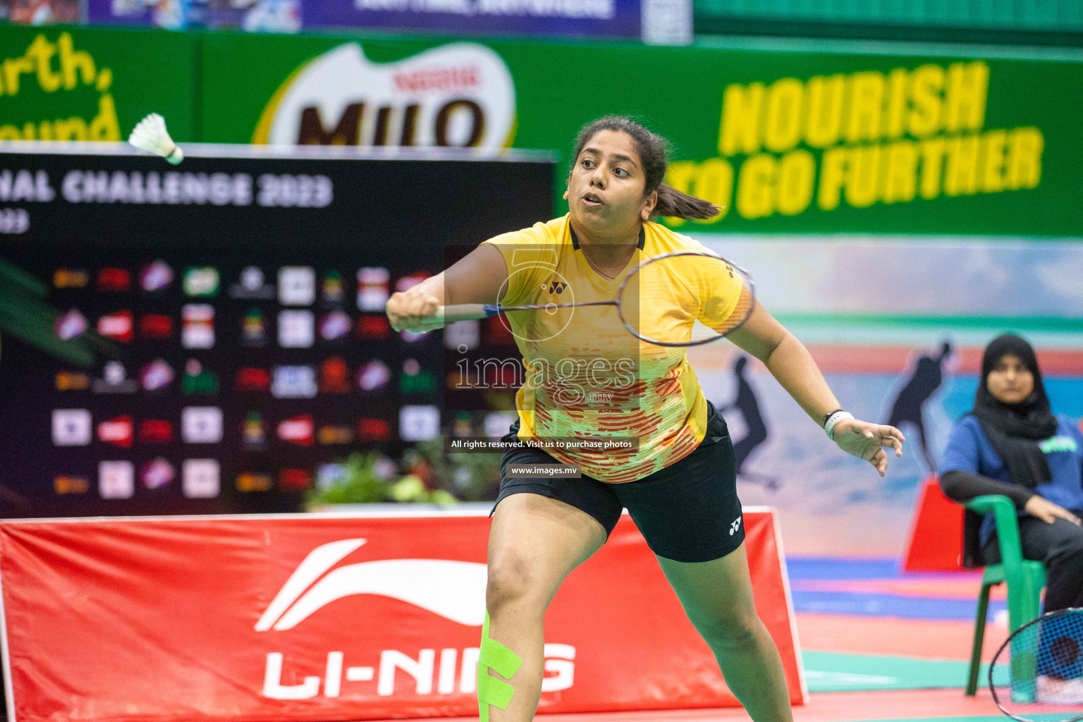 Finals of Li-Ning Maldives International Challenge 2023, was is held in Ekuveni Indoor Court, Male', Maldives on Saturday, 10th June 2023. Photos: Ismail Thoriq / images.mv