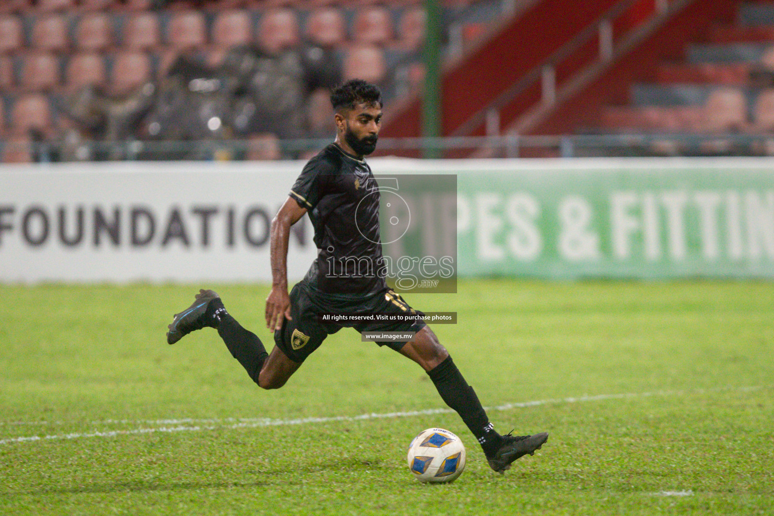 President's Cup 2023 - Club Eagles vs Super United Sports, held in National Football Stadium, Male', Maldives  Photos: Mohamed Mahfooz Moosa/ Images.mv