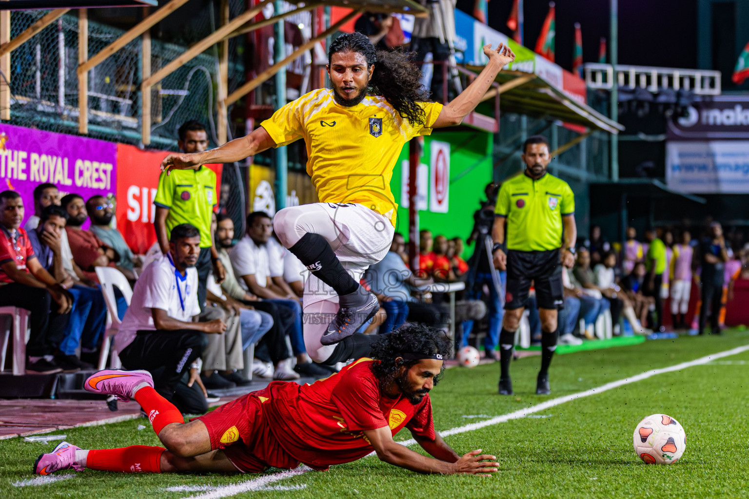 RRC vs Maldivian in Semi Finals of Club Maldives Cup 2025 was held in Rehendhi Futsal Ground, Hulhumale', Maldives on Monday, 20th October 2025. Photos: Ismail Areef Adam / images.mv