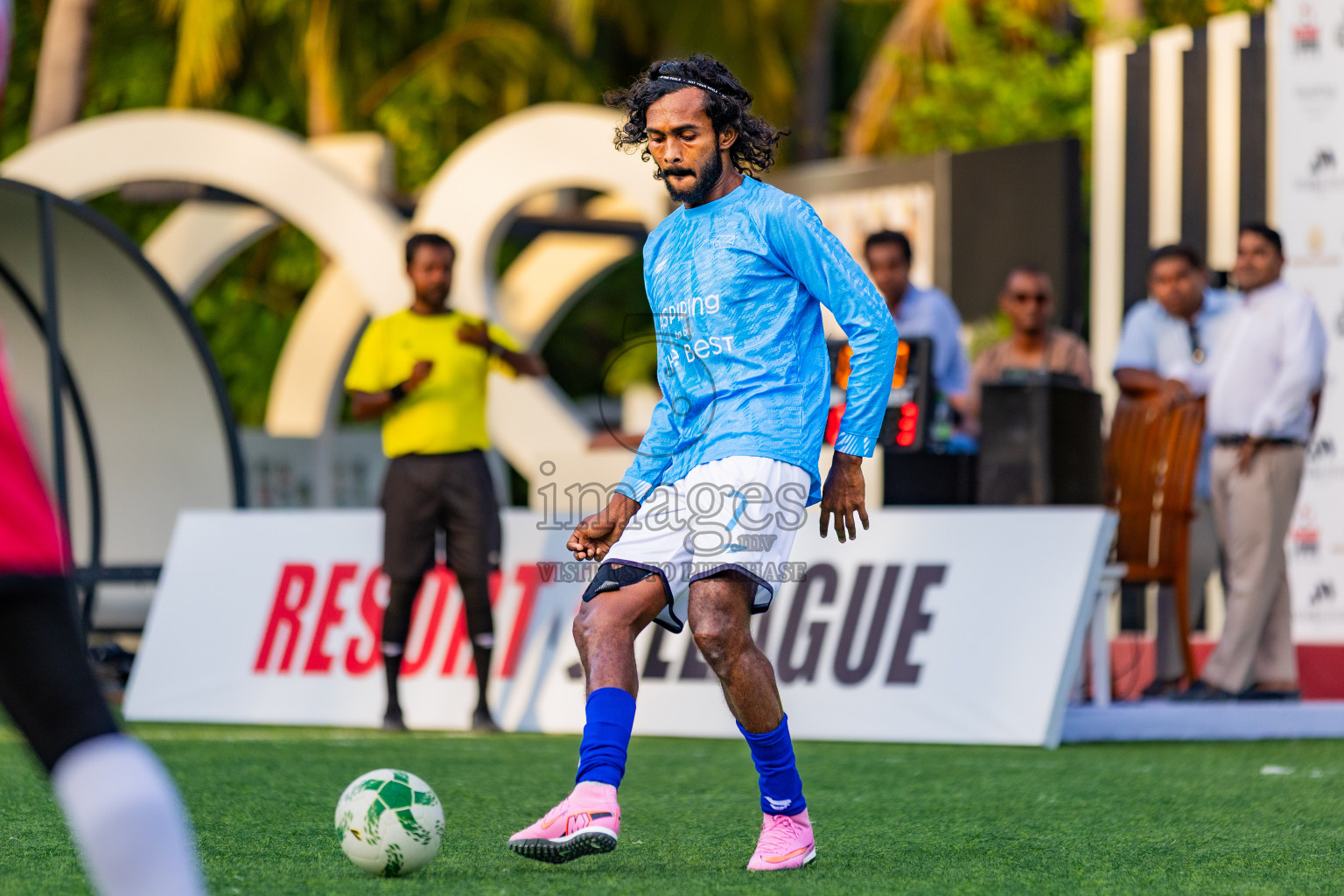 Bandos vs Oblu Experience in Resort League 2025 (North Male Zone) day 16 was held on Thursday, 18th September 2025 in One And Only Reethi Rah Maldives Resort, Photos: Areef Adam / images.mv