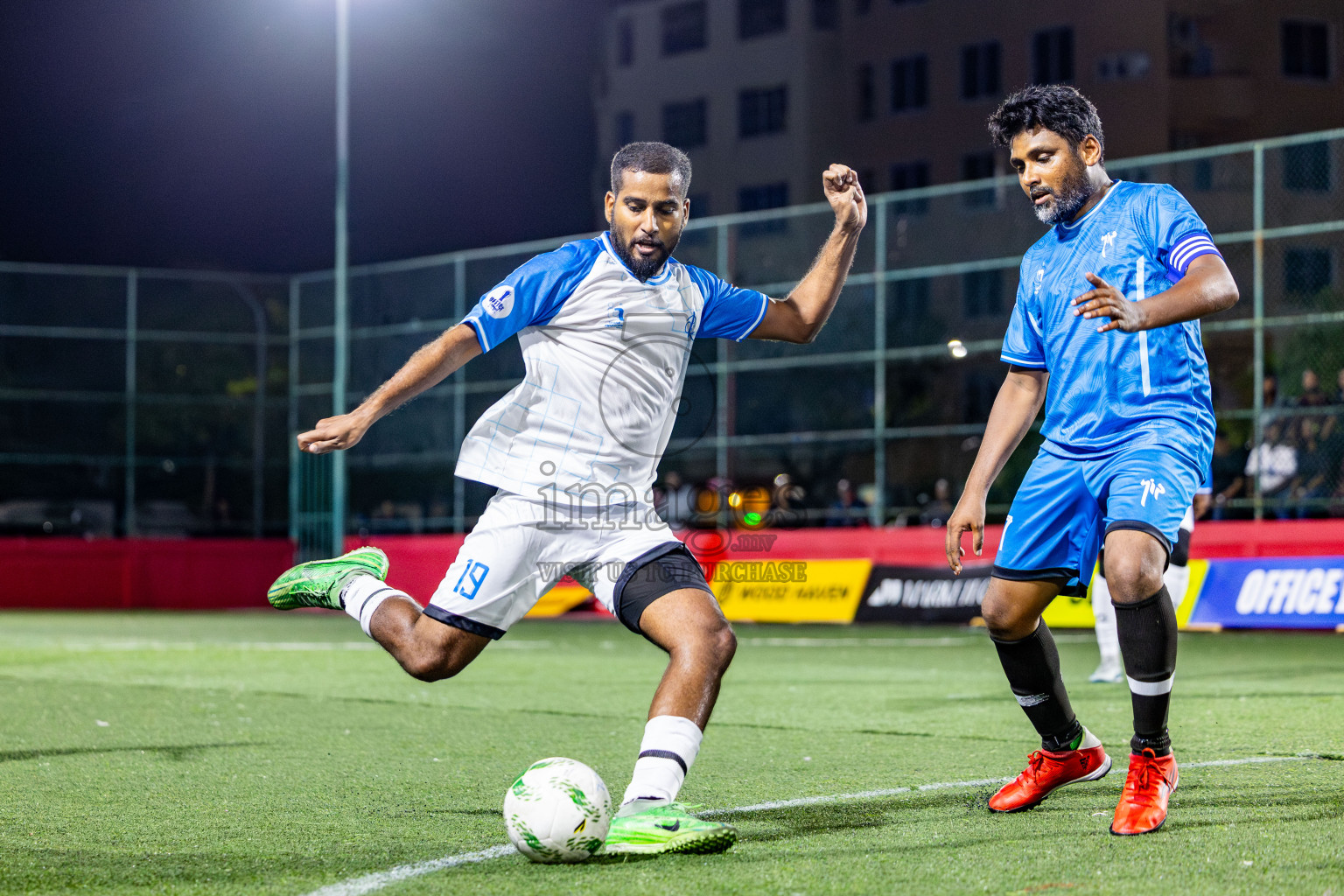 Customs RC vs Club Dhaakhily in Day 5 of Office League 2025 was held on Sunday, 20th April 2025 in Hulhumale', Maldives. Photos: Nausham Waheed  / images.mv