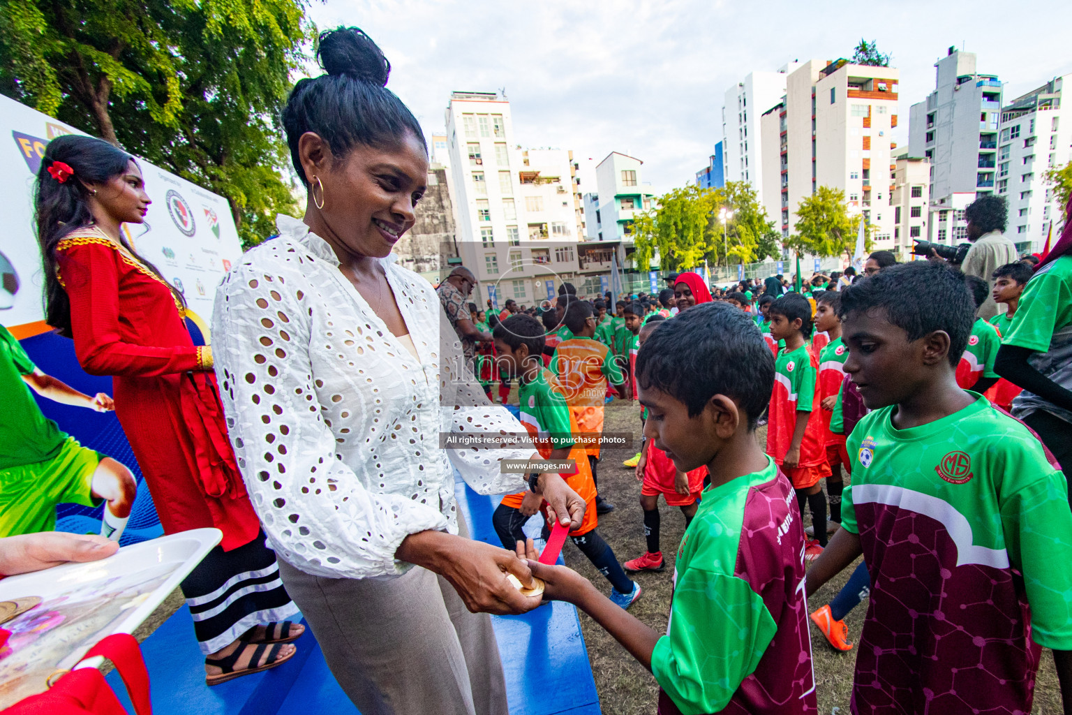 Day 4 of Milo Kids Football Fiesta 2022 was held in Male', Maldives on 22nd October 2022. Photos:Hassan Simah / images.mv