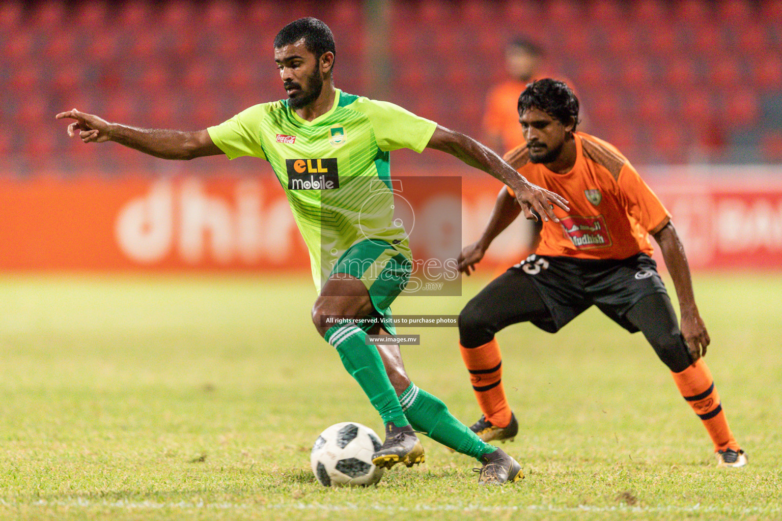 Maziya SRC vs Club Eagles in Dhiraagu Dhivehi Premier League 2019 held in Male', Maldives on 8th July 2019 Photos: Suadh Abdul Sattar/images.mv