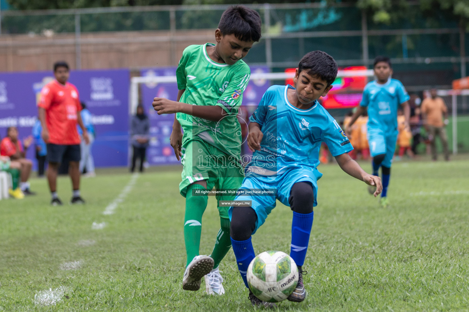 Day 1 of Nestle kids football fiesta, held in Henveyru Football Stadium, Male', Maldives on Wednesday, 11th October 2023 Photos: Shut Abdul Sattar/ Images.mv