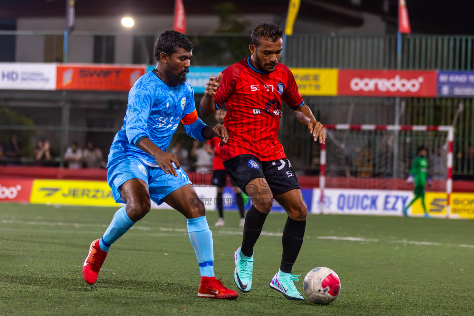 GA Villingili vs GA Kolamaafushi in Day 10 of Golden Futsal Challenge 2024 was held on Tuesday, 23rd January 2024, in Hulhumale', Maldives
Photos: Ismail Thoriq / images.mv