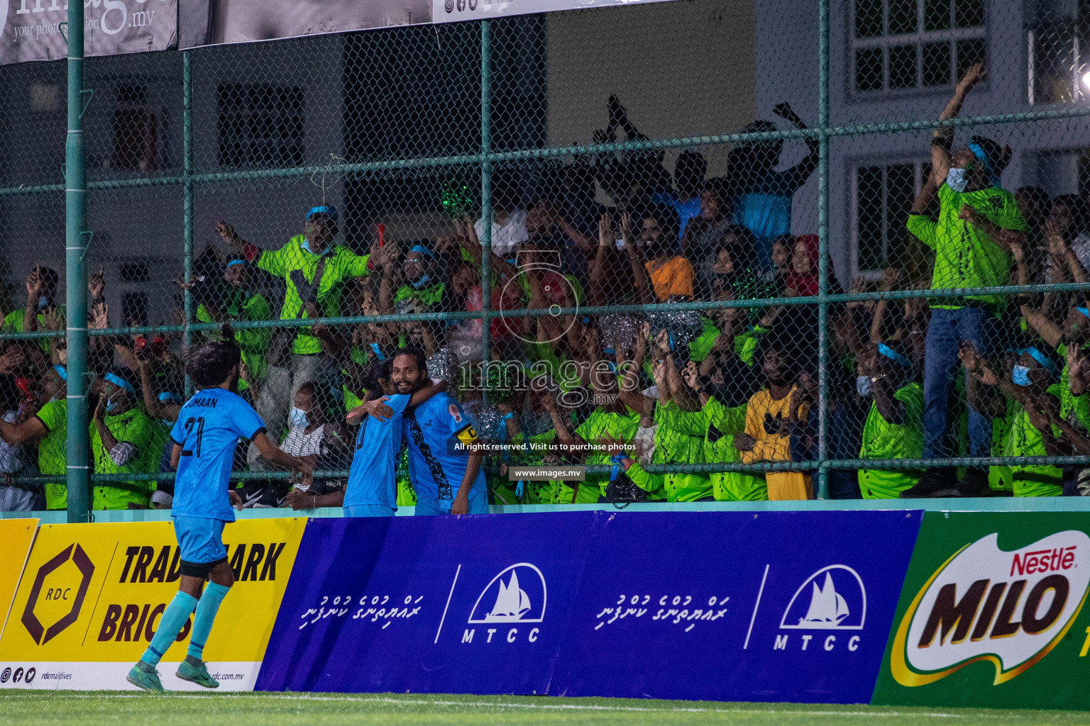 Team FSM vs Club HDC in the Quarter Finals of Club Maldives 2021 held at Hulhumale;, on 12th December 2021 Photos: Ismail Thoriq / images.mv