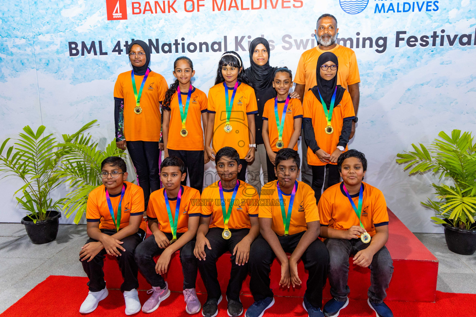 Closing Ceremony of 4th National Kids Swimming Festival 2023 on 9th December 2023, held in Hulhumale', Maldives Photos: Nausham Waheed / Images.mv