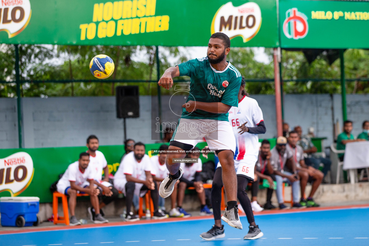 Milo 8th National Handball Tournament Day3, 17th December 2021, at Handball Ground, Male', Maldives. Photos by Shuu Abdul Sattar