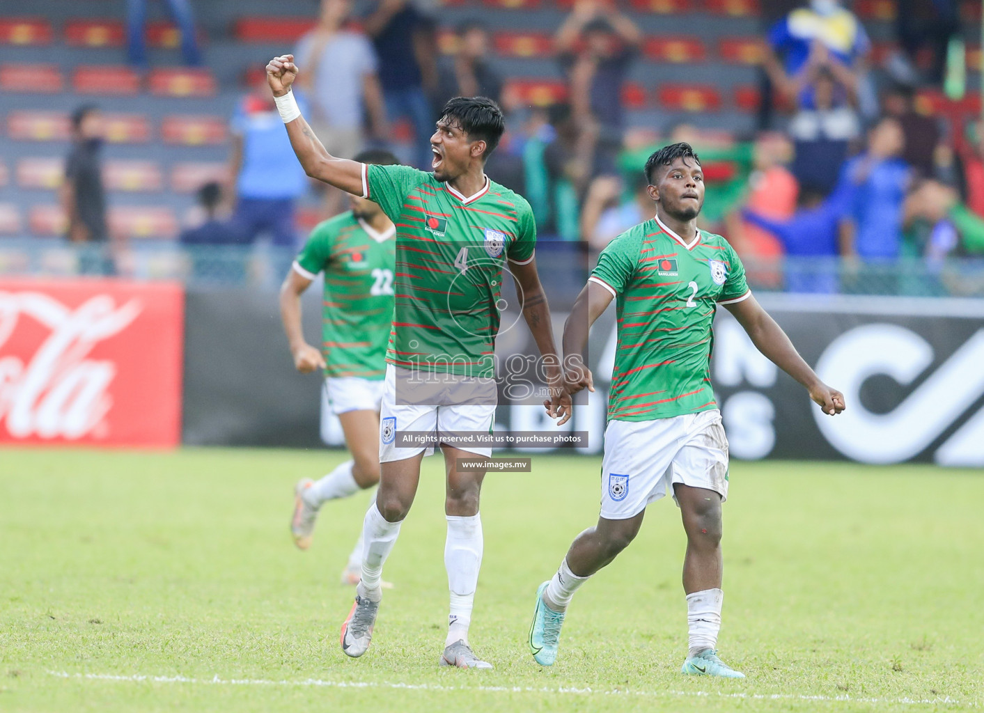 Bangladesh vs India in SAFF Championship 2021 held on 1st October 2021 in Galolhu National Stadium, Male', Maldives